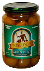 Poseidon Pitted Green Olives 370g